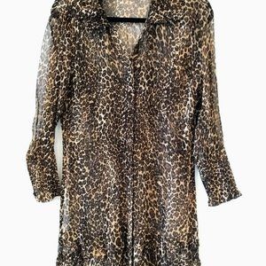 LEOPARD PRINT TUNIC FANNY LOOK MEDIUM TUNIC